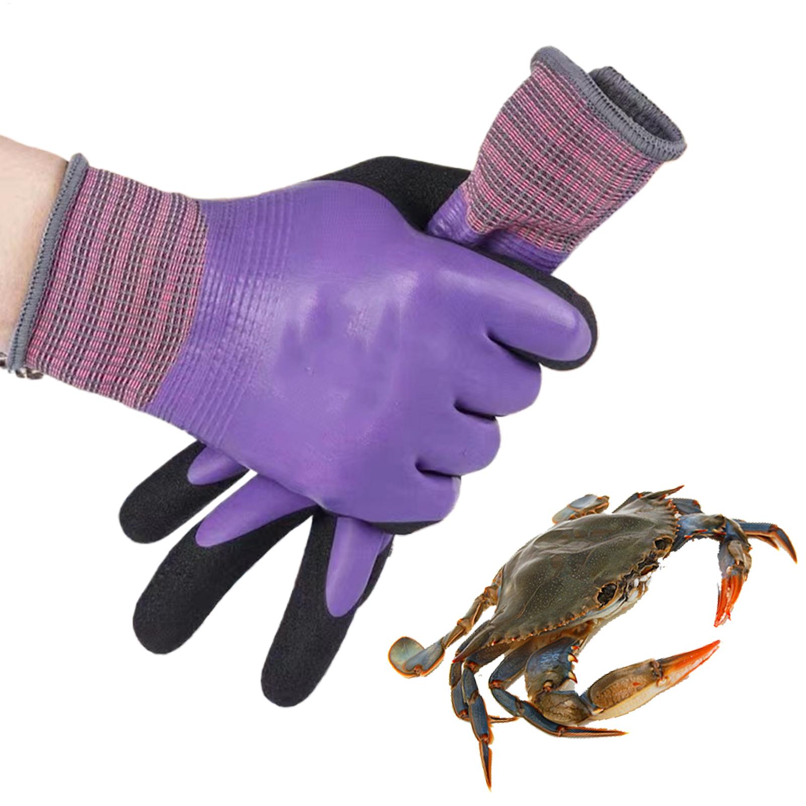 Gardening Glove Waterproof - Waterproof Latex Safety Gloves on-Slip Elastic