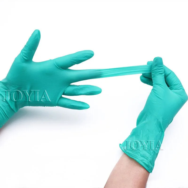 Green Disposable Gloves Pink E - Exam Glove Nitrile บทวิจารณ์และราคา