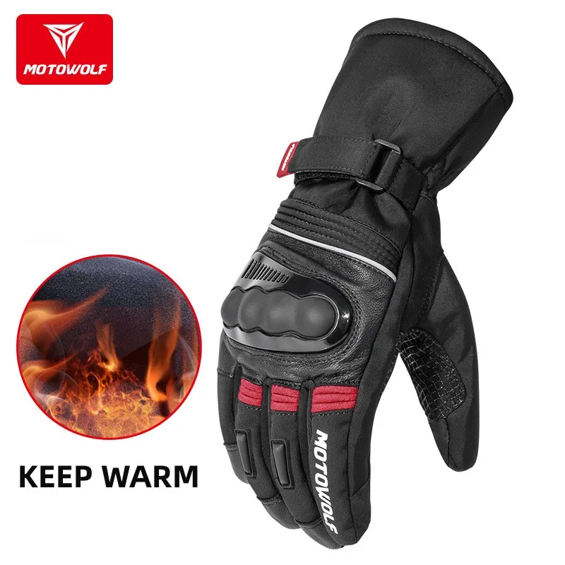 Motowolf Winter Motorcycle Glo - Ski Glove Waterproof บทวิจารณ์และราคา