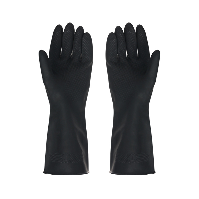 1 Pair Black Gloves Home Washi - Dish Glove Rubber บทวิจารณ์และราคา