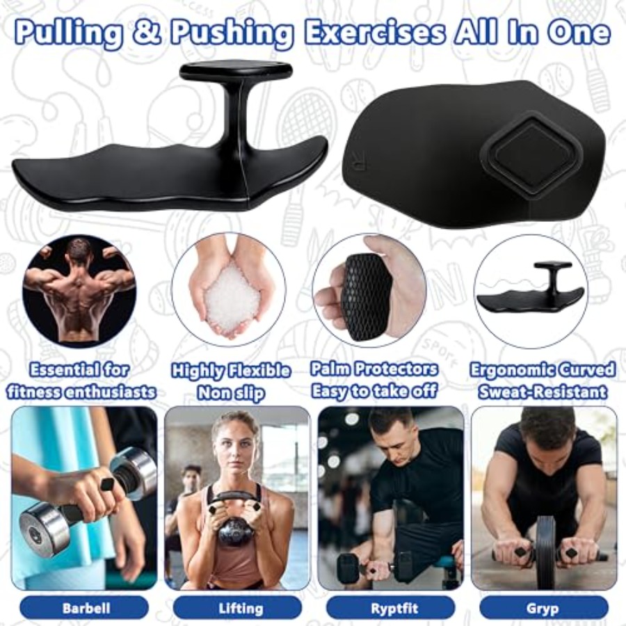 Large Silicone Workout Grips K - Workout Glove Gym บทวิจารณ์และราคา