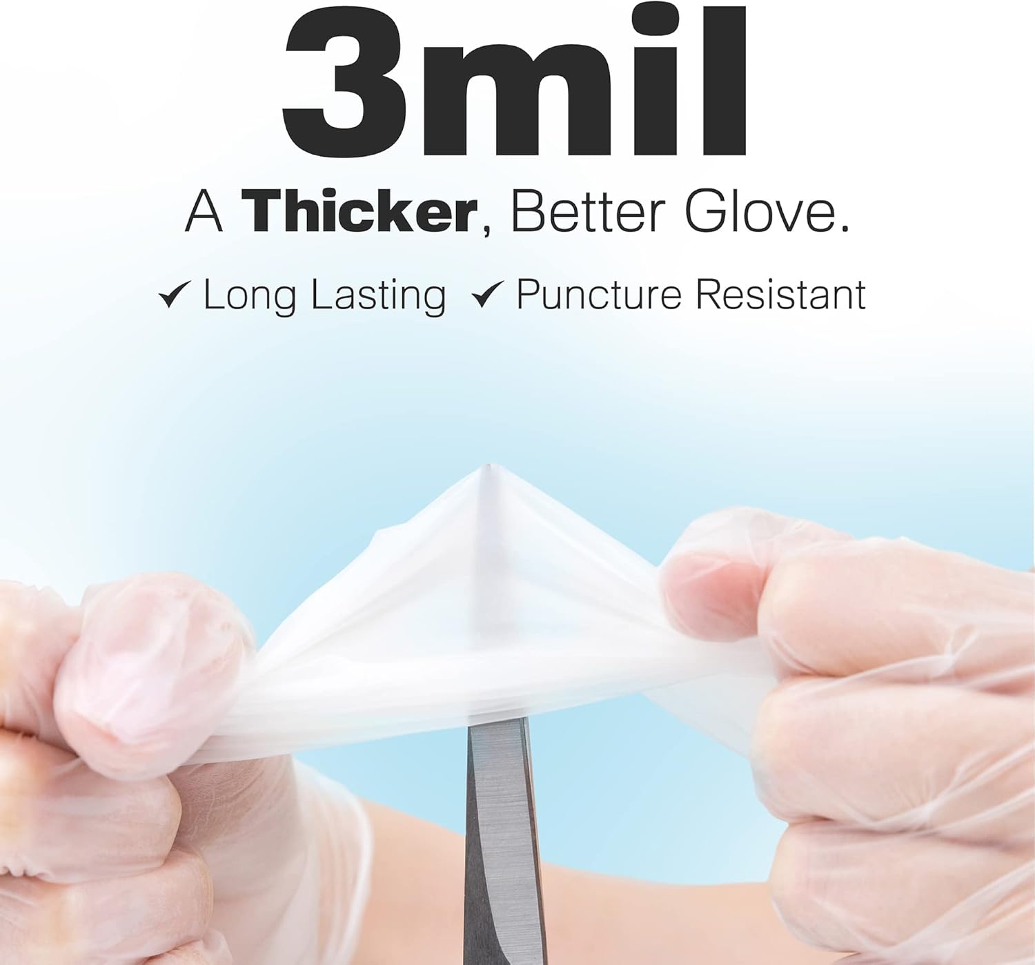 3 Mil Clear Vinyl Gloves - Foo - Latex Disposable Glove บทวิจารณ์และราคา