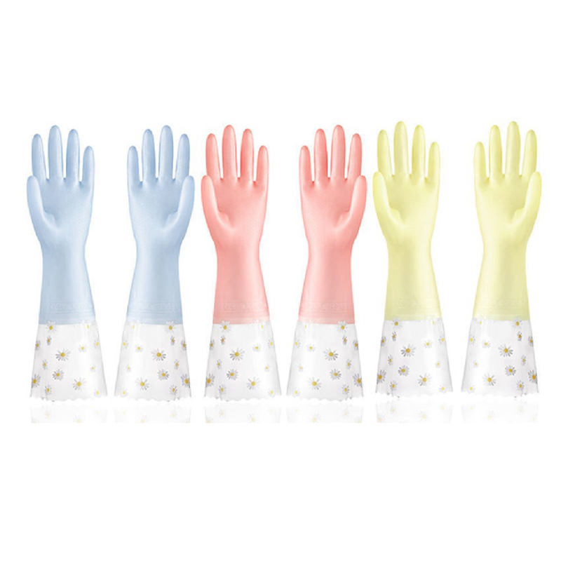 Dishwashing Cleaning Gloves 3  - Rubber Glove Cleaning บทวิจารณ์และราคา