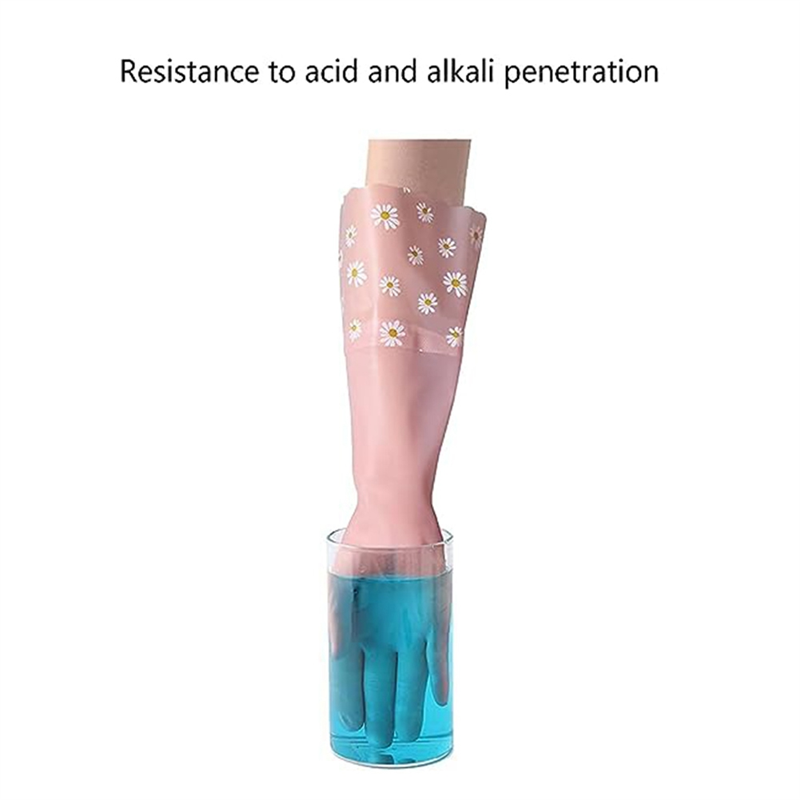 Dishwashing Cleaning Gloves 3  - Rubber Glove Cleaning บทวิจารณ์และราคา