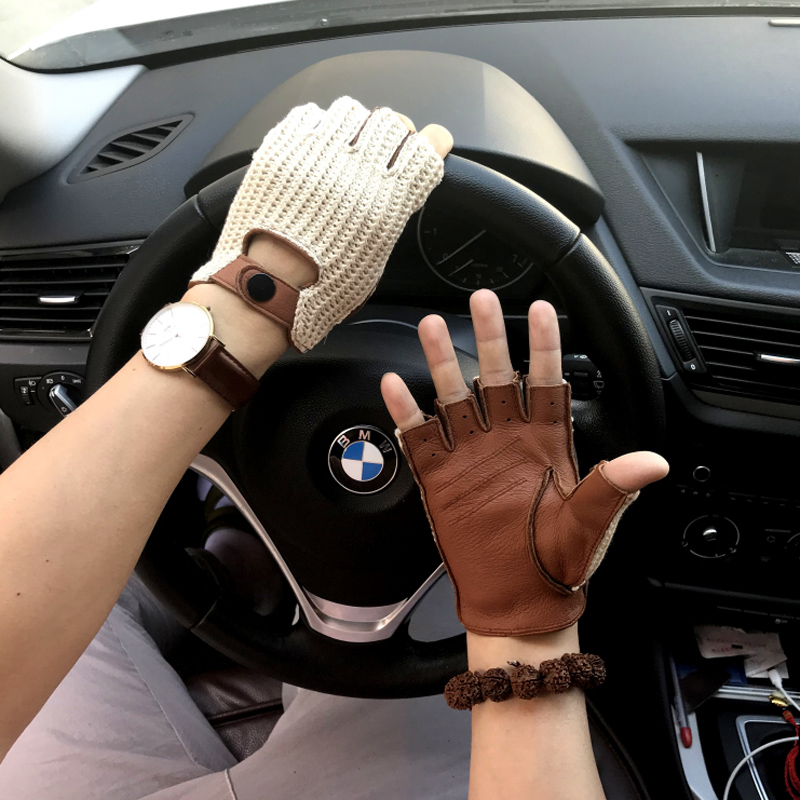 2025 New Men genuine leather g - Leather Driving Glove บทวิจารณ์และราคา