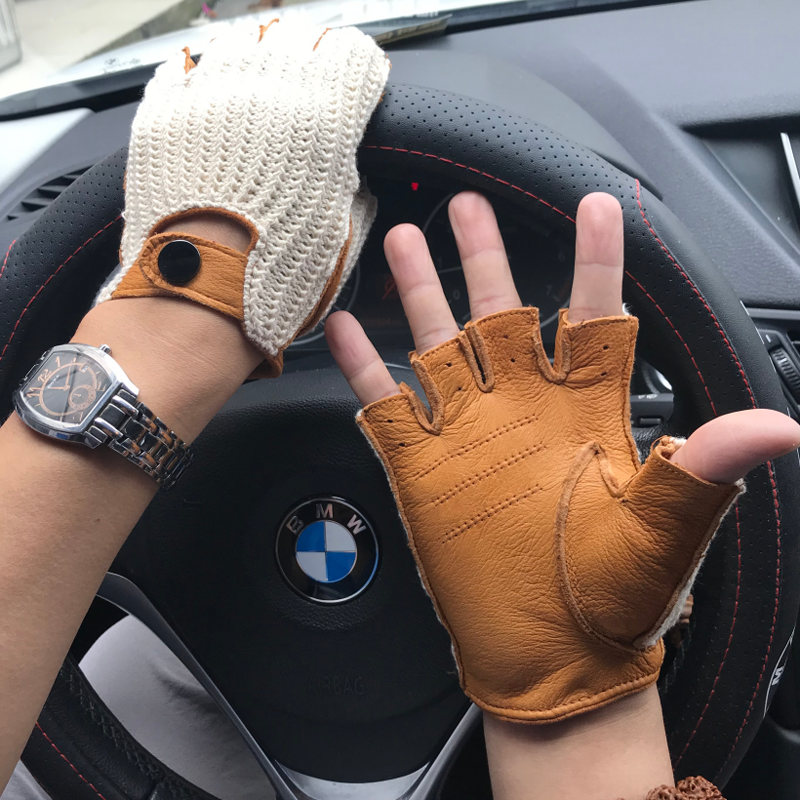 2025 New Men genuine leather g - Leather Driving Glove บทวิจารณ์และราคา