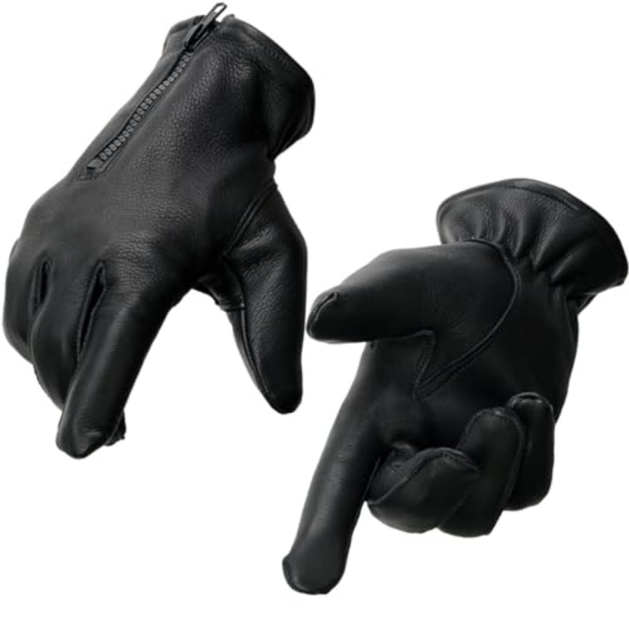 Motorcycle driving gloves for  - Leather Driving Glove บทวิจารณ์และราคา