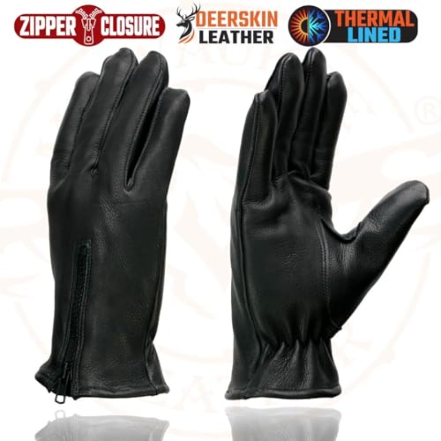 Motorcycle driving gloves for  - Leather Driving Glove บทวิจารณ์และราคา