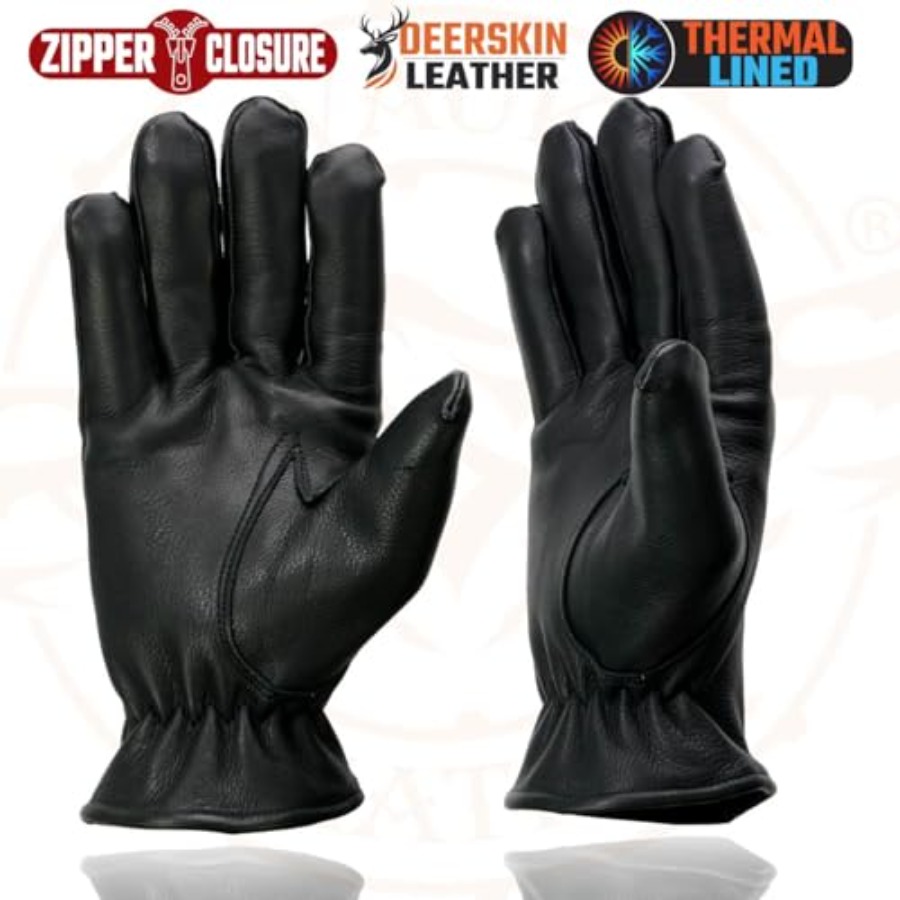 Motorcycle driving gloves for  - Leather Driving Glove บทวิจารณ์และราคา