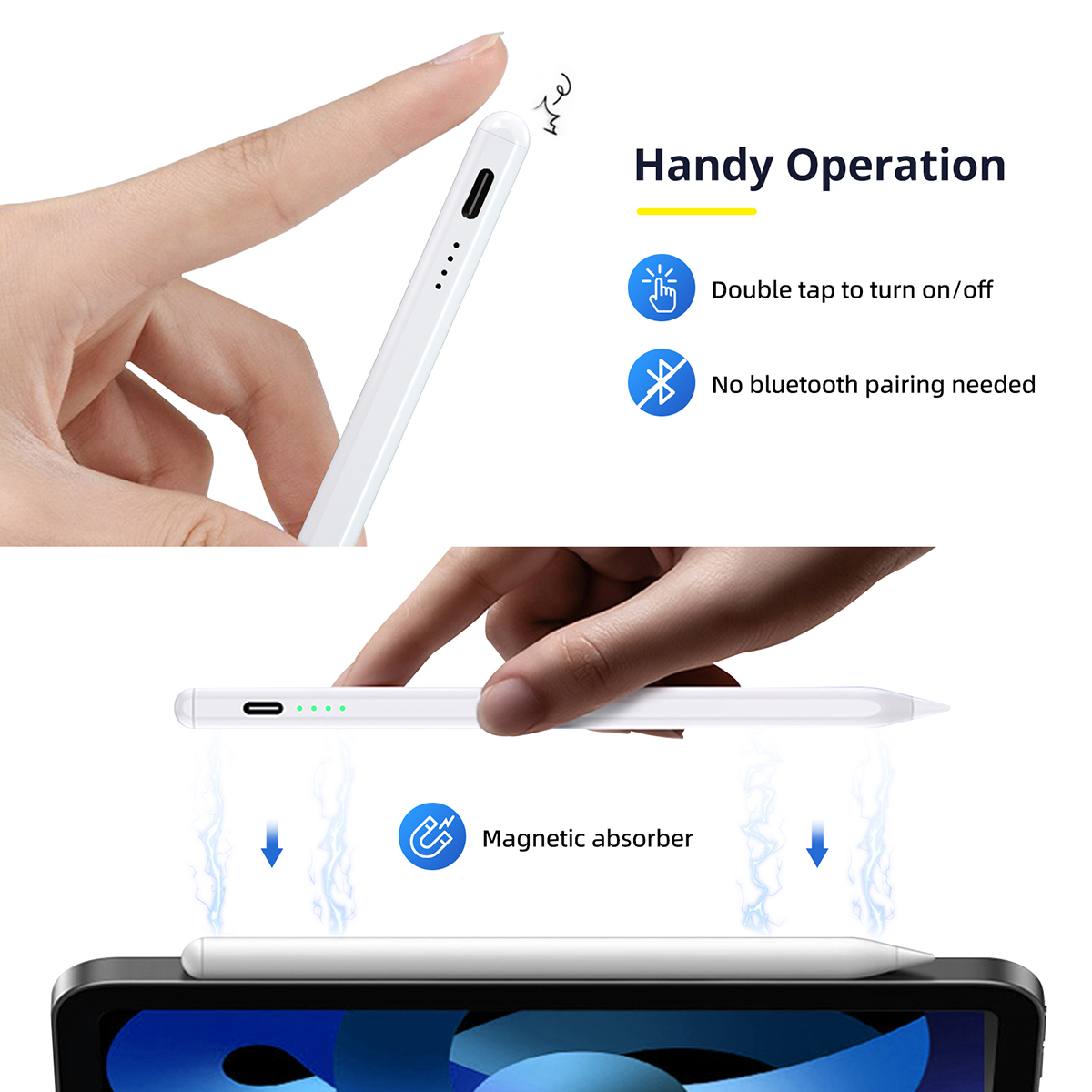 Rechargeable Stylus Pen for An - Touchscreen Glove Capacitive บทวิจารณ์และราคา