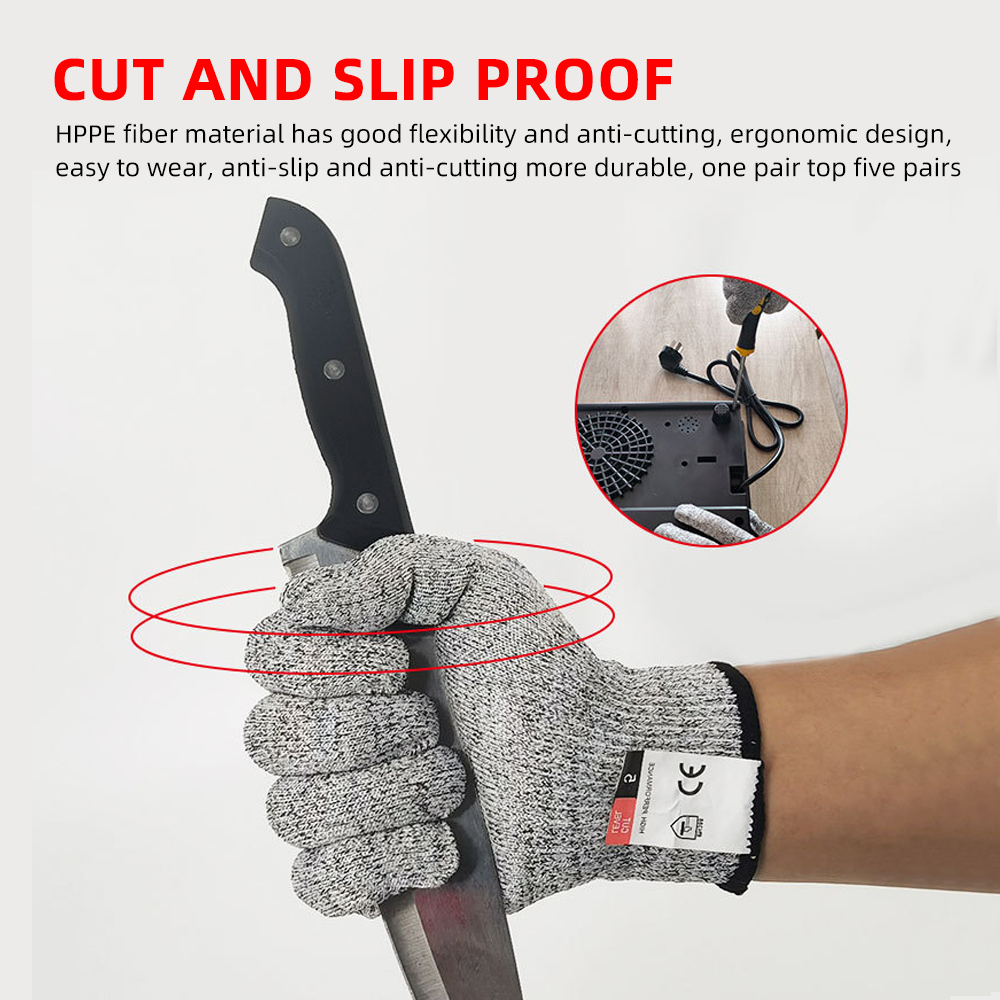 Safety Cut-Resistant Gloves Pe - Cut Resistant Glove บทวิจารณ์และราคา