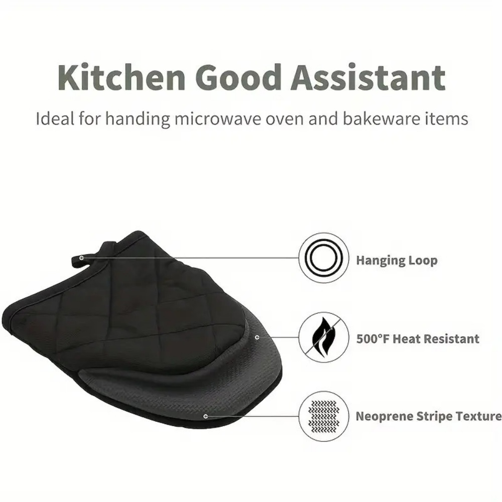 Oven Mitts 500°F Heat Resistan - Oven Mitt Silicone บทวิจารณ์และราคา
