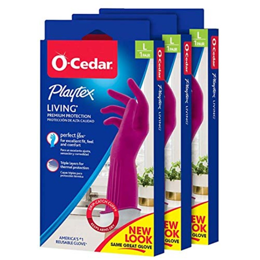 Playtex Living Reuseable Rubbe - Rubber Glove Cleaning บทวิจารณ์และราคา