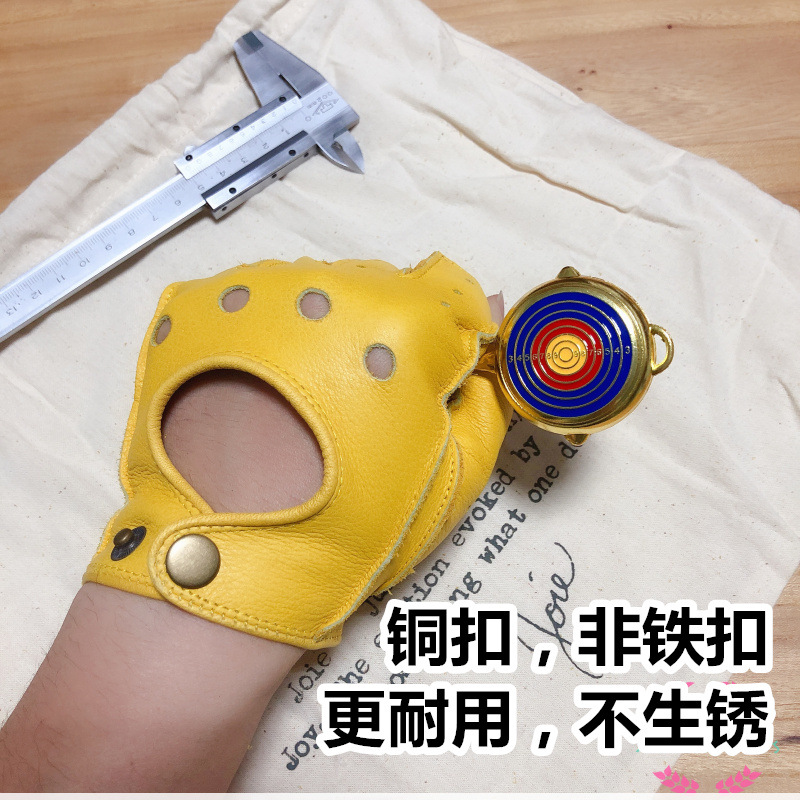 Motorcycle Retro Locomotive Ri - Leather Driving Glove บทวิจารณ์และราคา