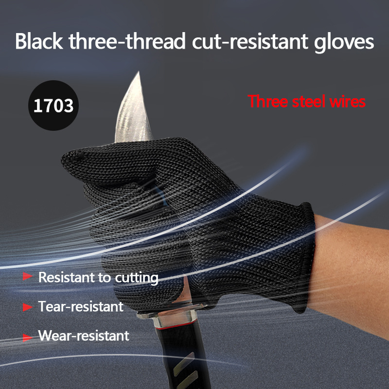Anti-cut gloves, Grade 5, thre - Cut Resistant Glove บทวิจารณ์และราคา