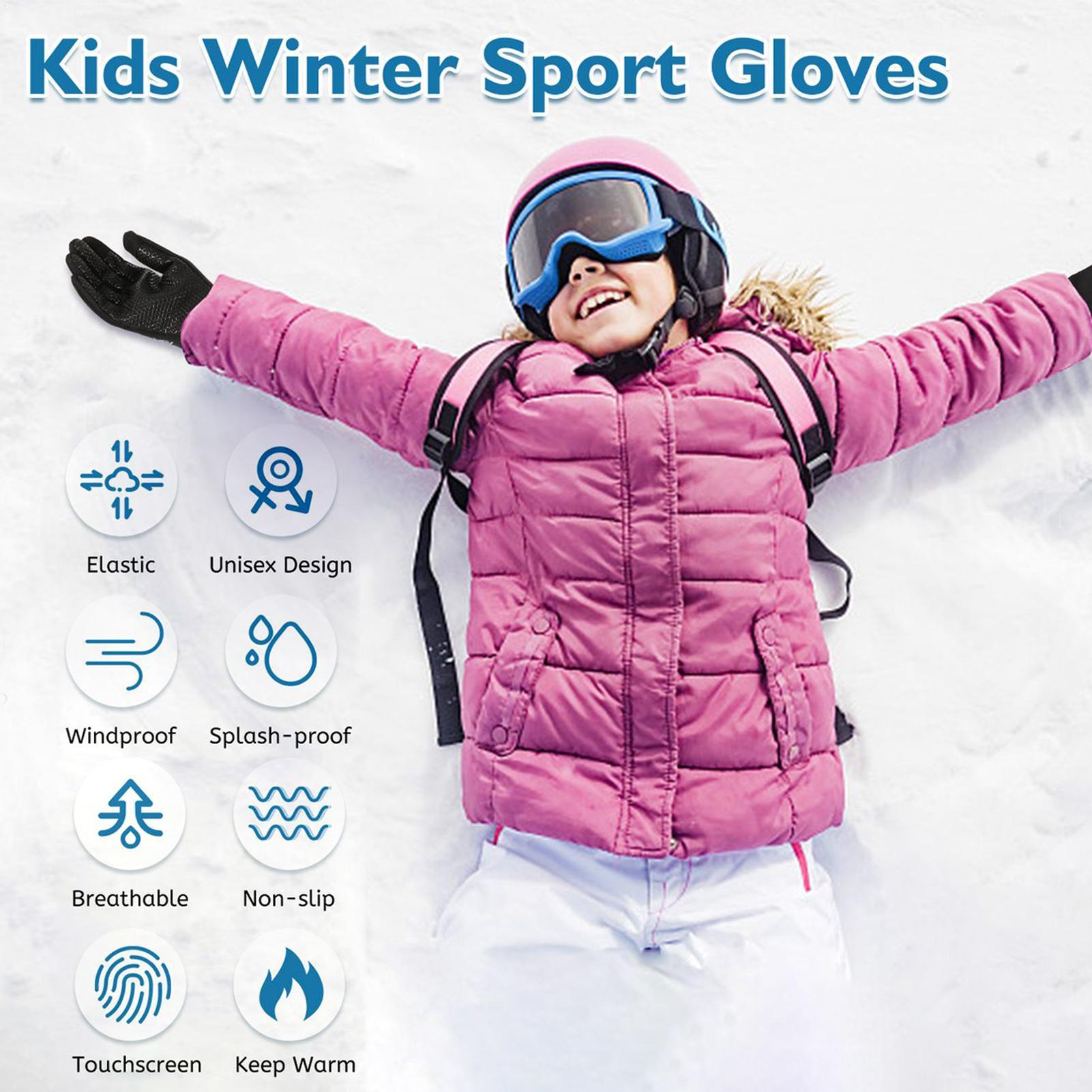 Winter Gloves For Kids Touchsc - Winter Glove Insulated บทวิจารณ์และราคา