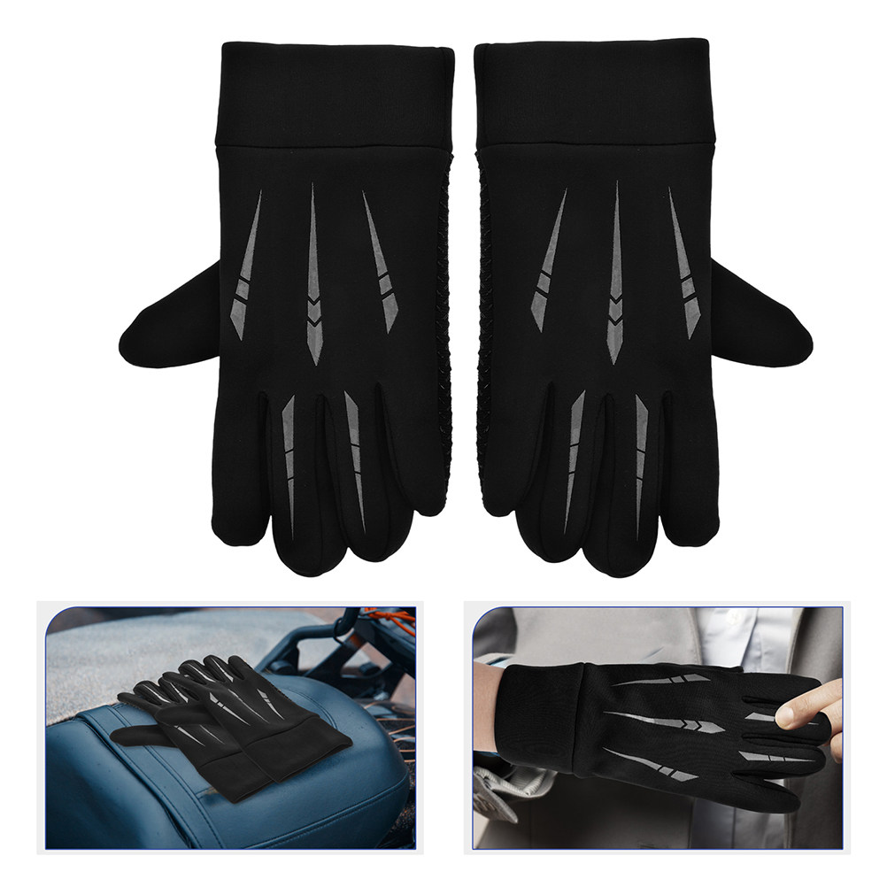 2Pairs Full Finger Motorcycle  - Winter Glove Insulated บทวิจารณ์และราคา