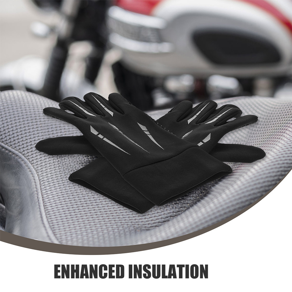 2Pairs Full Finger Motorcycle  - Winter Glove Insulated บทวิจารณ์และราคา