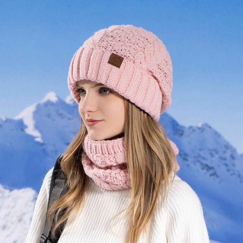 Soft Winter Beanie Hat Scarf S - Wool Glove Lined บทวิจารณ์และราคา