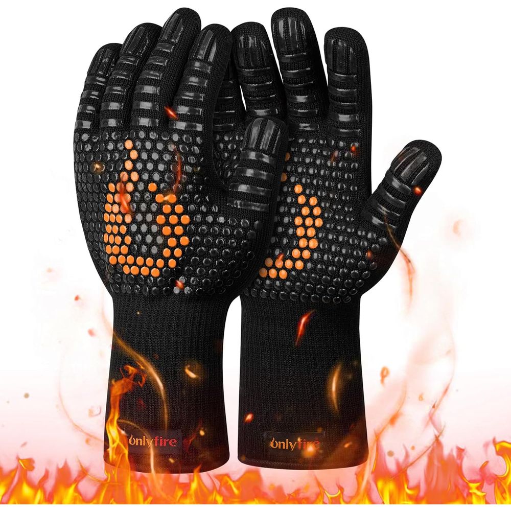 Heat Resistant Grill Gloves fo - Heat Resistant Glove บทวิจารณ์และราคา