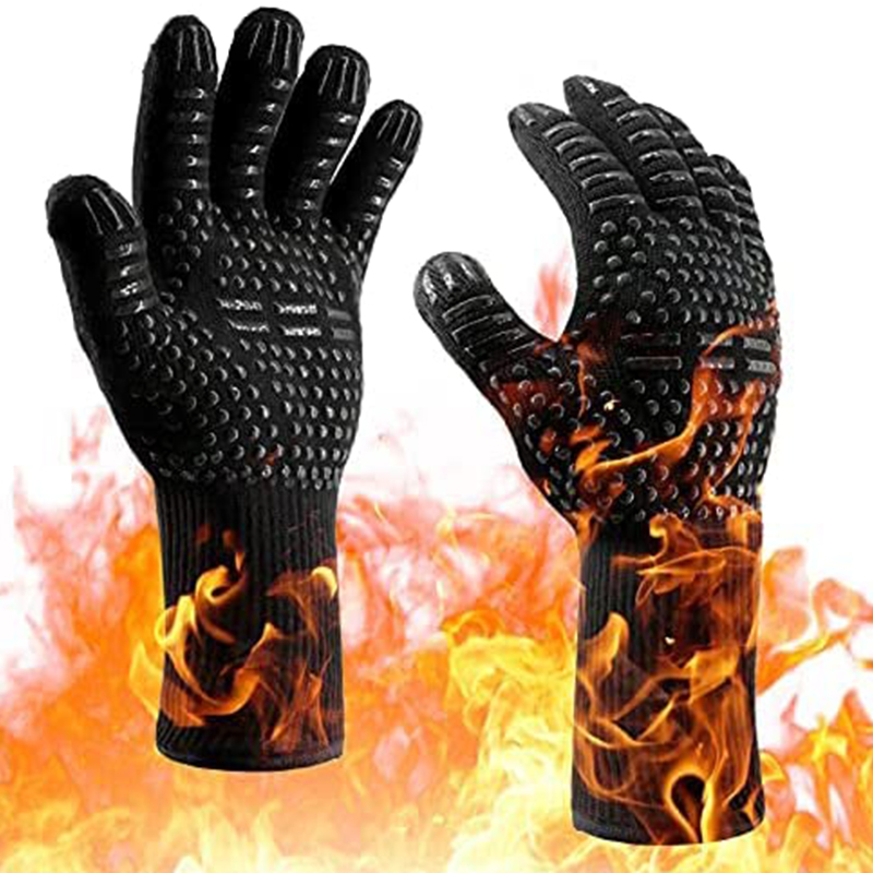 1 Pair Oven Gloves, Oven Mitts - Heat Resistant Glove บทวิจารณ์และราคา