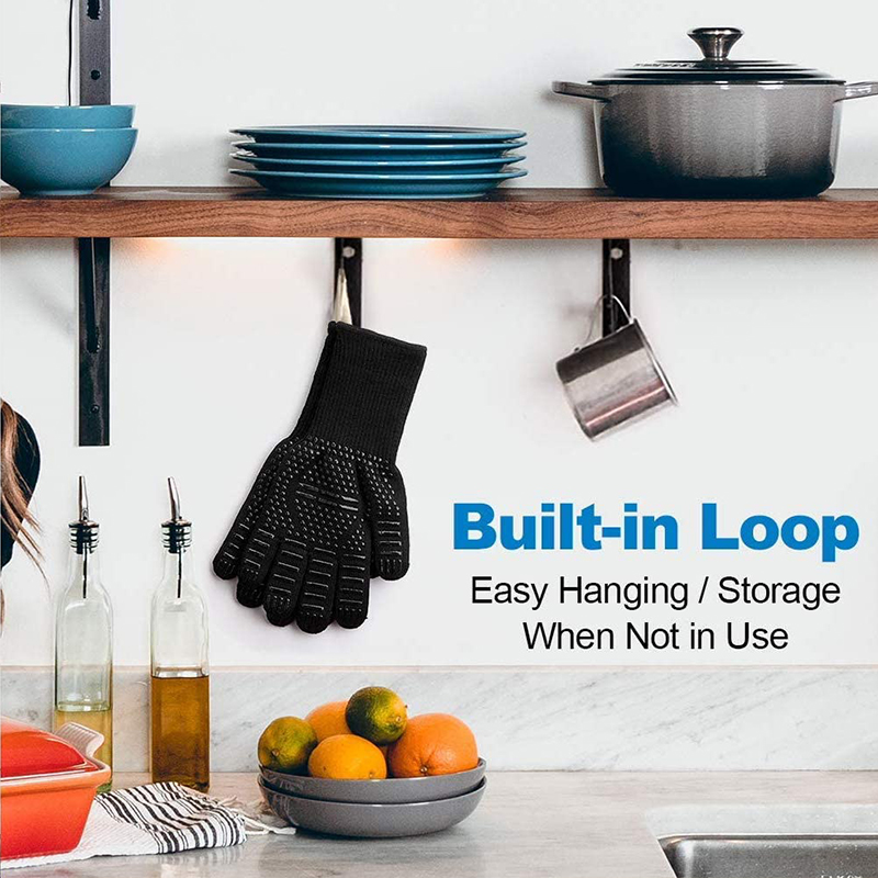 1 Pair Oven Gloves, Oven Mitts - Heat Resistant Glove บทวิจารณ์และราคา