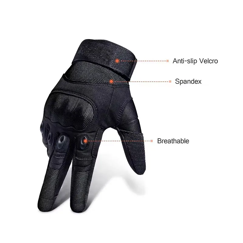 Men's Full Finger Tactical Glo - Motorcycle Glove Knuckle บทวิจารณ์และราคา