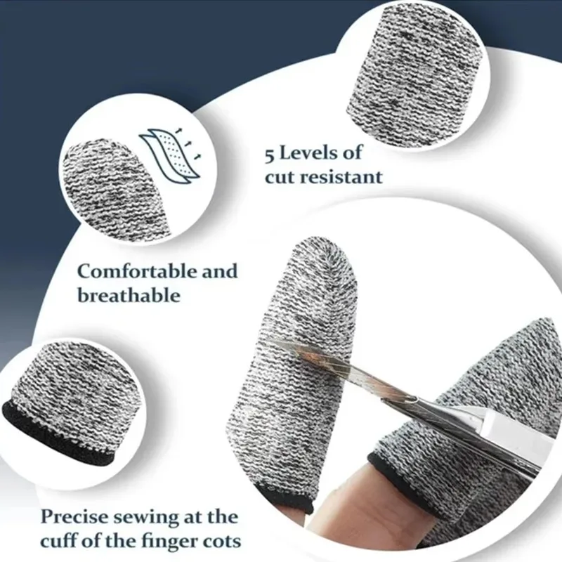50PCS  Anti-Cut Finger Cots Pr - Cut Resistant Glove บทวิจารณ์และราคา