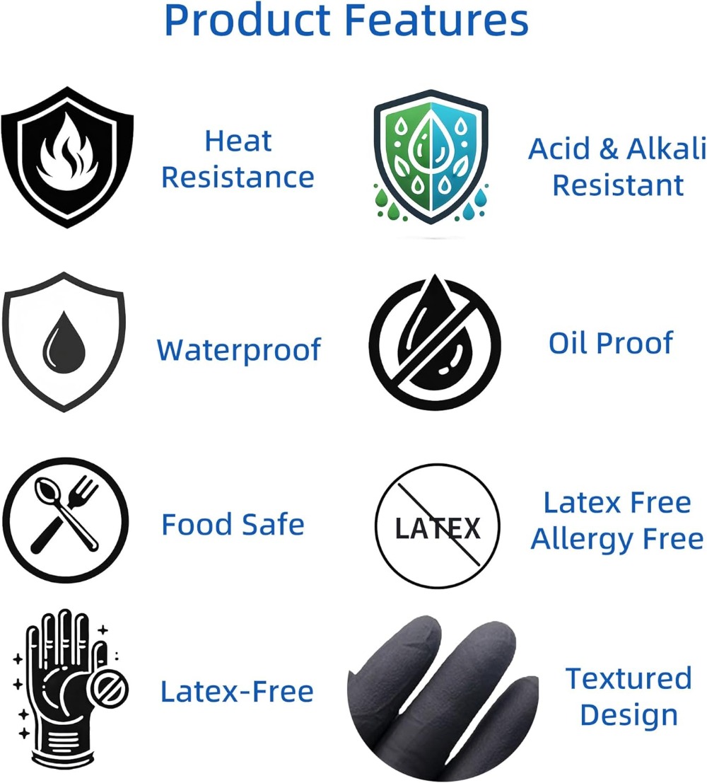 Heat Resistant BBQ Gloves: 4 R - Heat Resistant Glove บทวิจารณ์และราคา