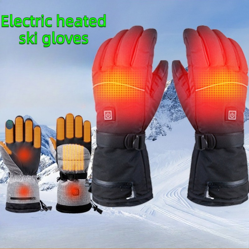 Waterproof Electric Heated Ski - Ski Glove Waterproof บทวิจารณ์และราคา