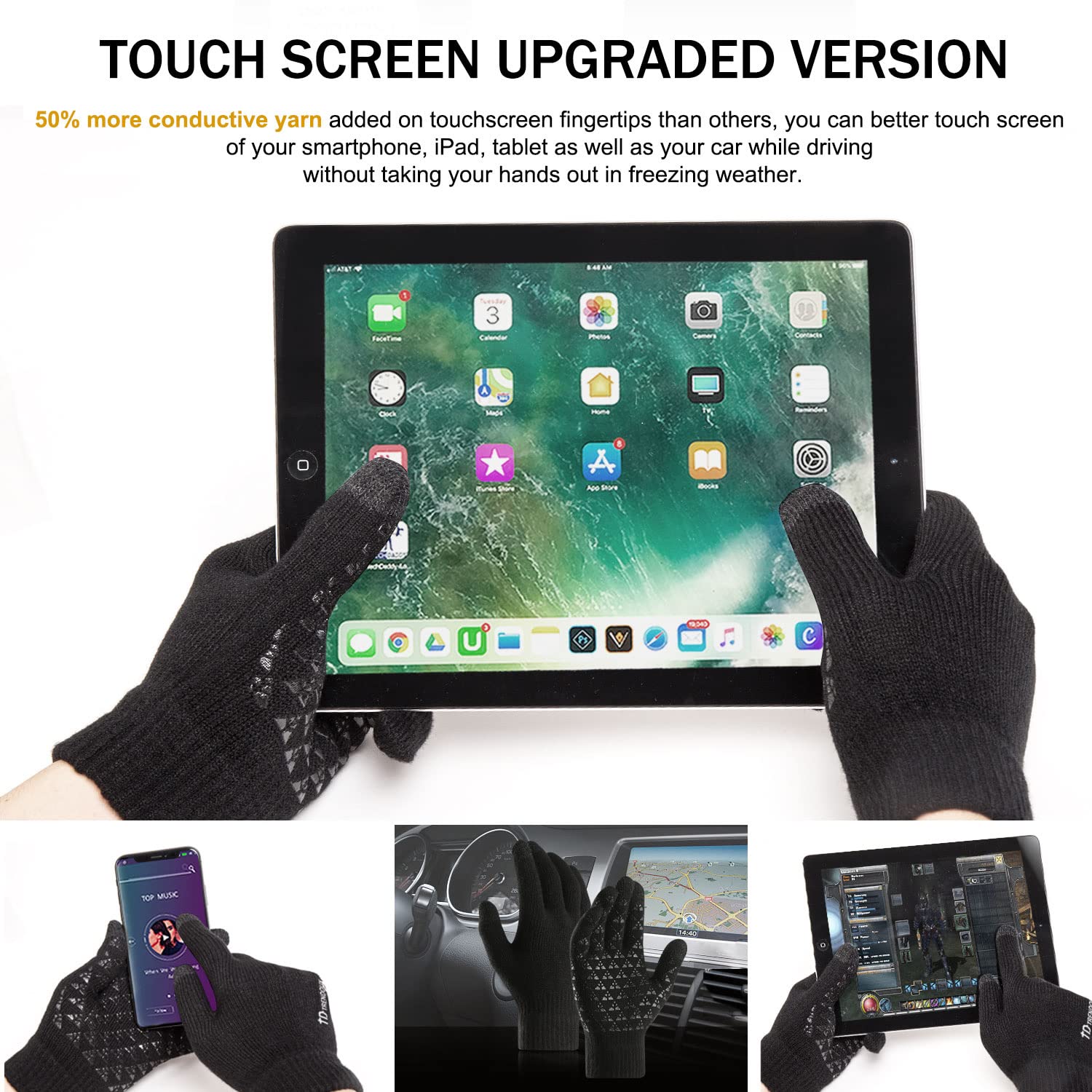 1-5Pairs Winter Outdoor Sports - Magic Touch Glove บทวิจารณ์และราคา