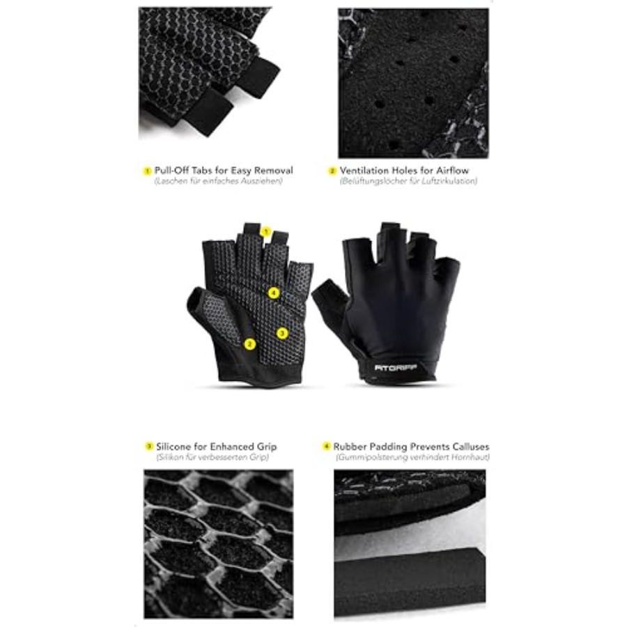 ® Workout Gloves Padded for Me - Workout Glove Gym บทวิจารณ์และราคา