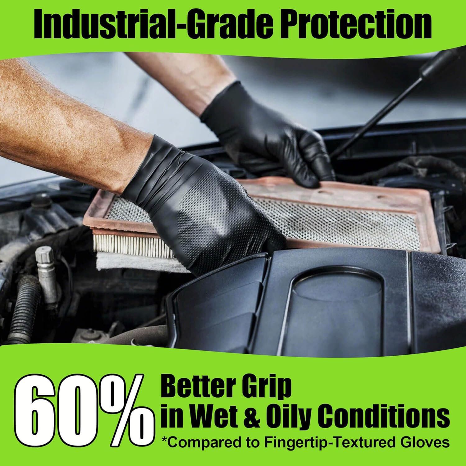 10 Mil Nitrile Gloves Large -  - Latex Disposable Glove บทวิจารณ์และราคา