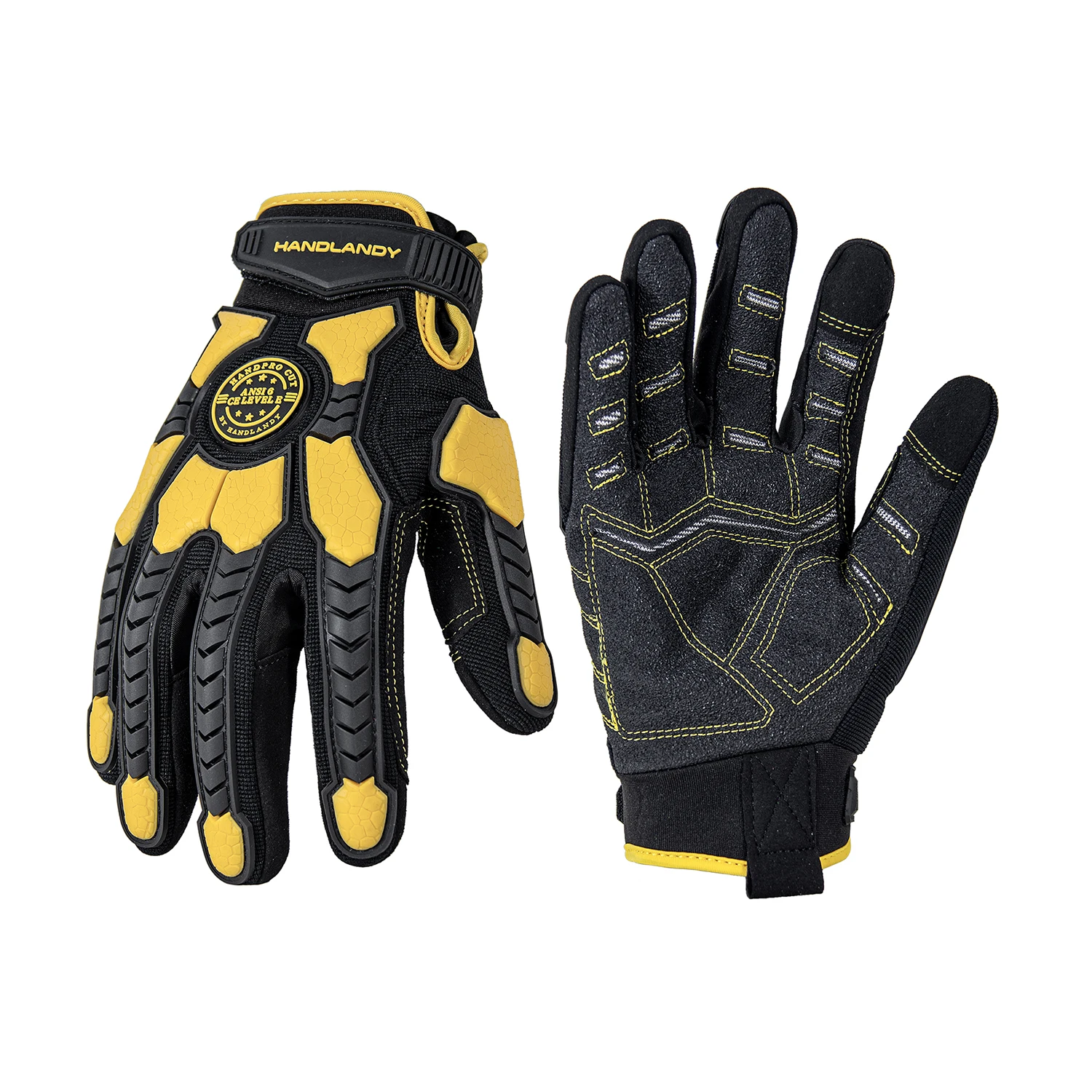 Heavy Duty Work Gloves, Cut 6  - Work Glove Impact บทวิจารณ์และราคา