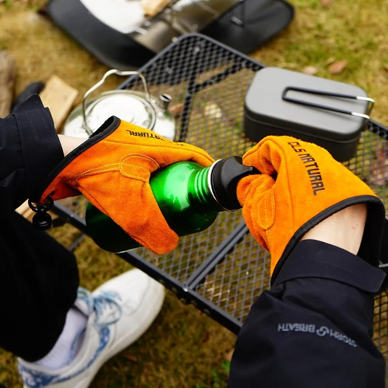 Heat Resistant BBQ Gloves Cowh - Heat Resistant Glove บทวิจารณ์และราคา
