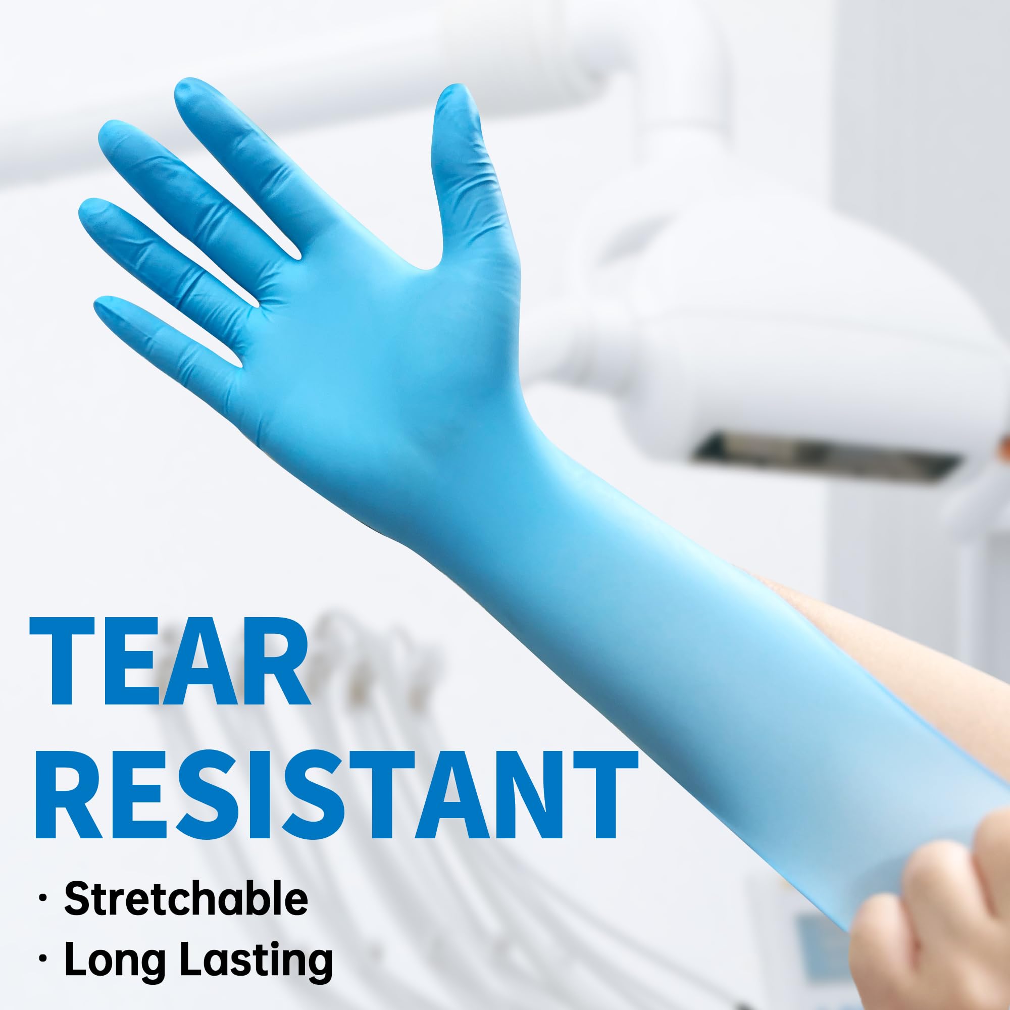 Blue Nitrile Disposable Exam G - Exam Glove Nitrile บทวิจารณ์และราคา