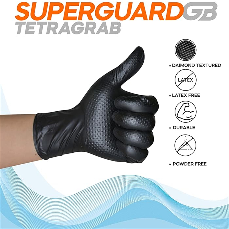 Black Nitrile Gloves Disposabl - Nitrile Mechanic Glove บทวิจารณ์และราคา