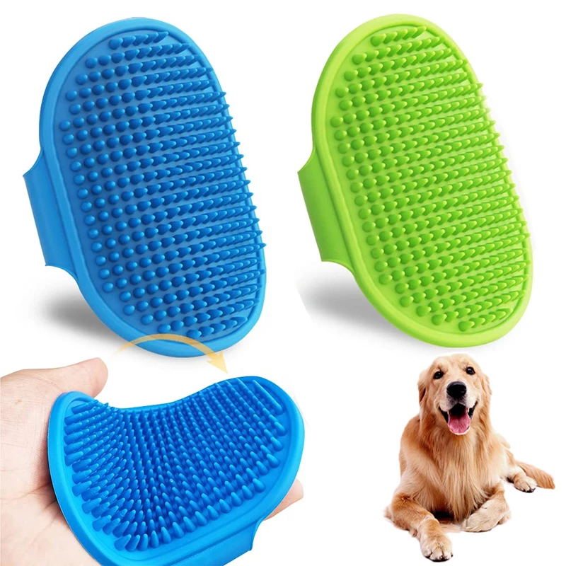 Pet Cleaning Brush Dog Cats Ba - Rubber Glove Cleaning บทวิจารณ์และราคา