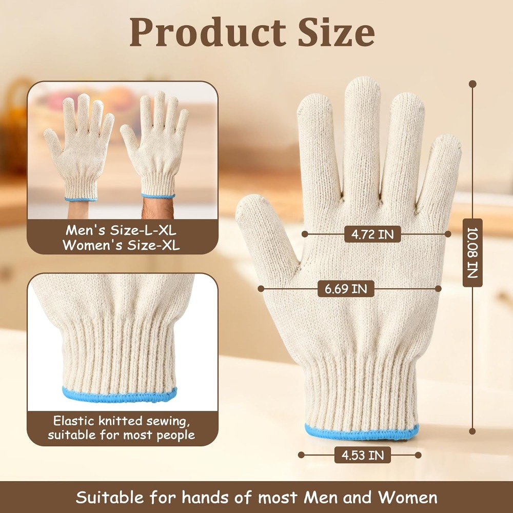 Heat Resistant Gloves - 932°F  - Heat Resistant Glove บทวิจารณ์และราคา