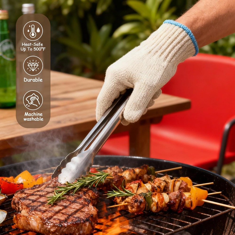 Heat Resistant Gloves - 932°F  - Heat Resistant Glove บทวิจารณ์และราคา
