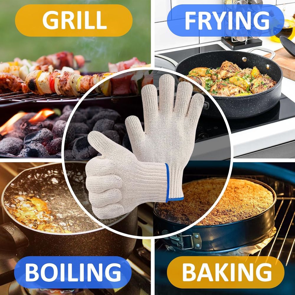 Heat-Resistant Gloves, 9.5 Len - Heat Resistant Glove บทวิจารณ์และราคา