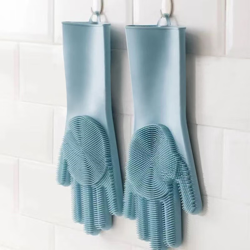 Silicone dishwashing gloves, m - Dish Glove Rubber บทวิจารณ์และราคา