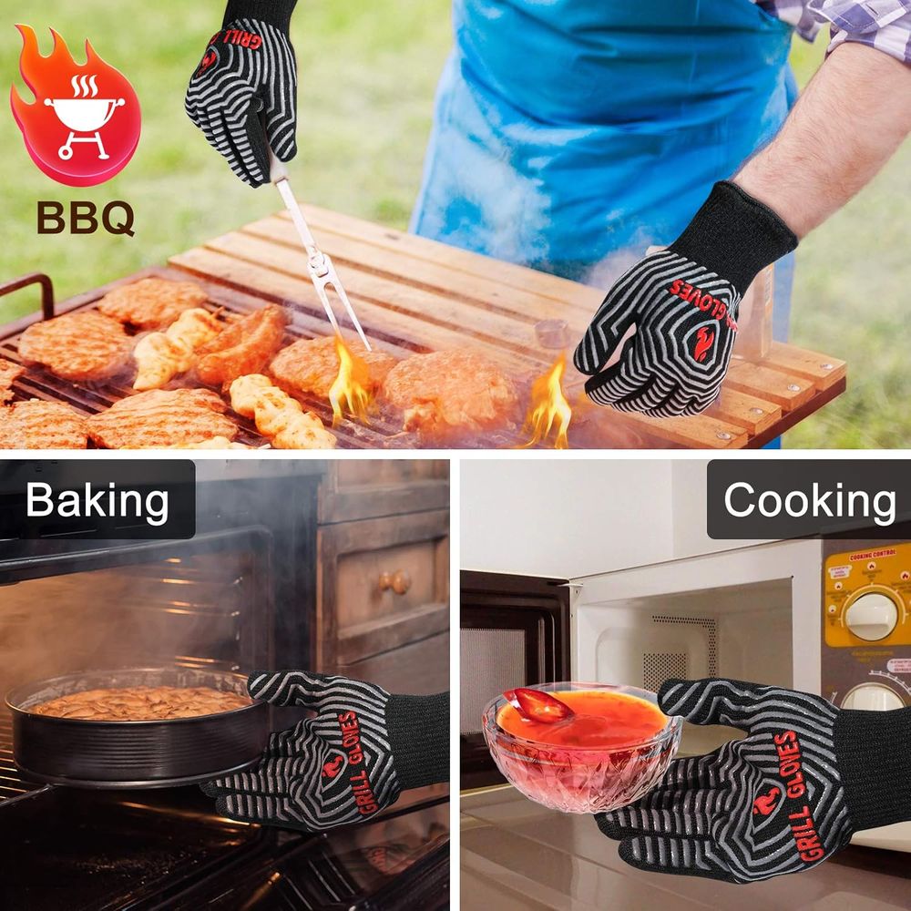 Silicone Heat Resistant Grilli - Heat Resistant Glove บทวิจารณ์และราคา