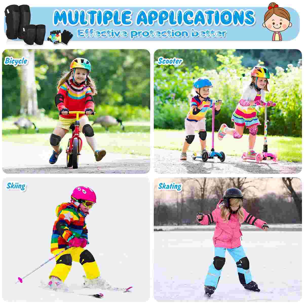 MOVTOTOP Protective Gear Set K - Cycling Glove Padded บทวิจารณ์และราคา
