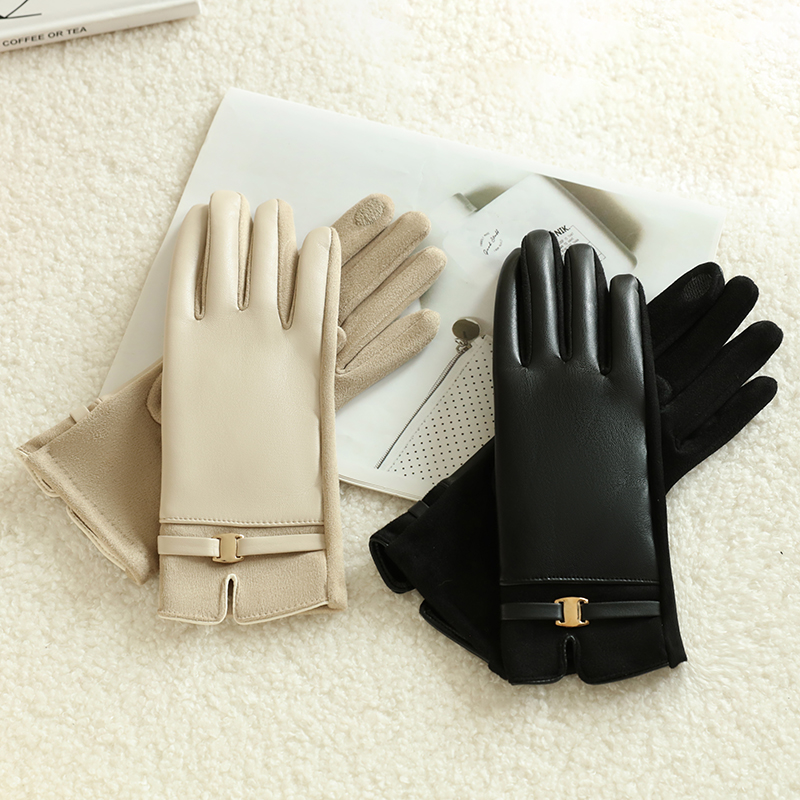 1 Pair of Gloves for Women in  - Leather Driving Glove บทวิจารณ์และราคา