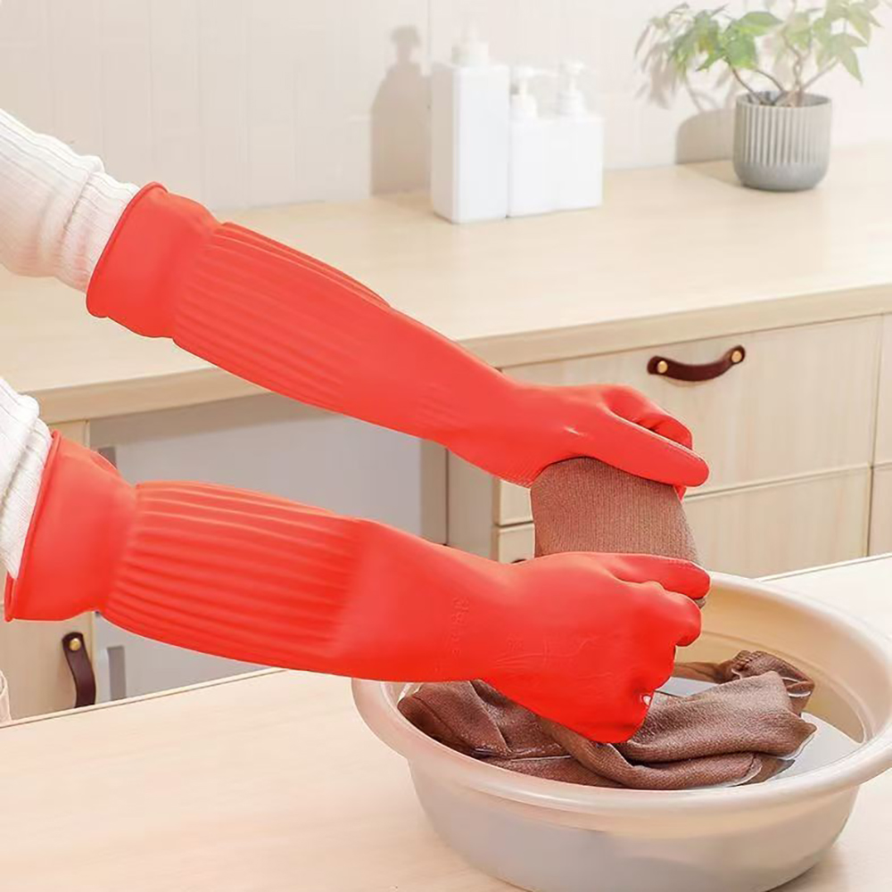 1 pair of cold-resistant glove - Dish Glove Rubber บทวิจารณ์และราคา