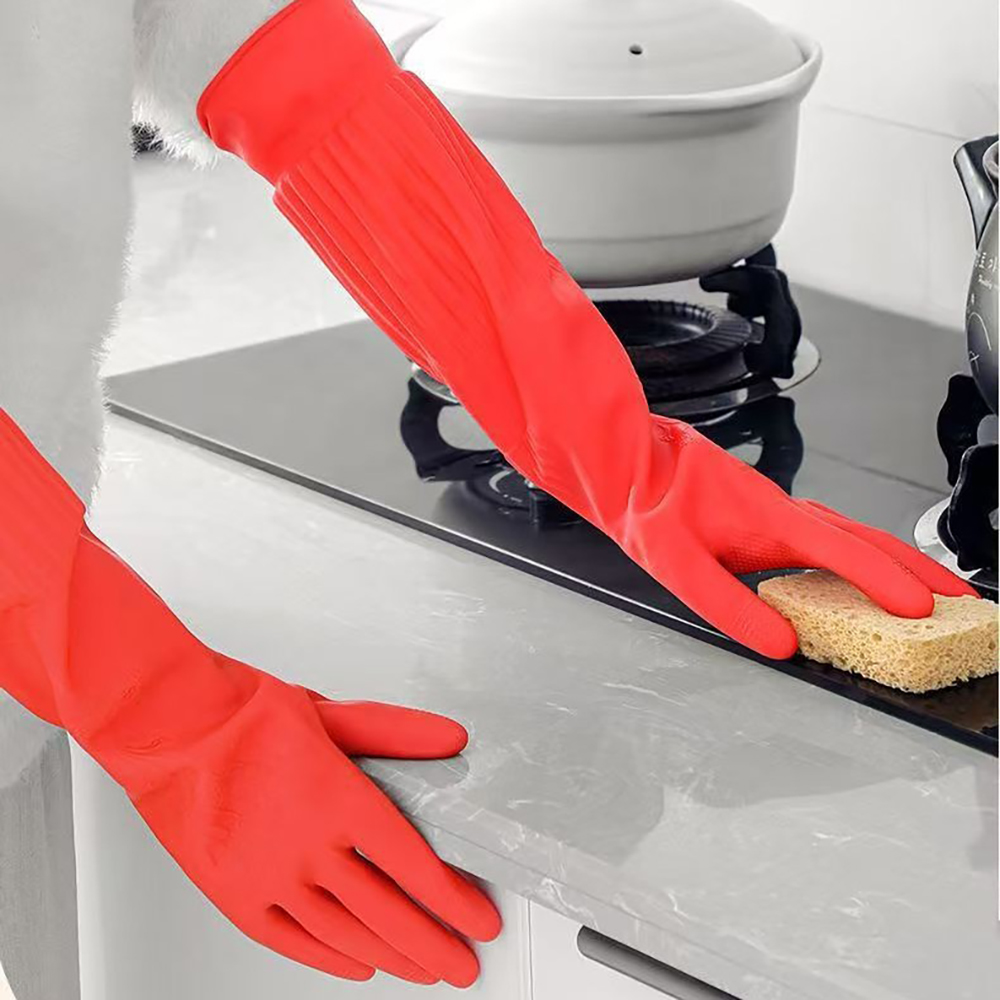 1 pair of cold-resistant glove - Dish Glove Rubber บทวิจารณ์และราคา