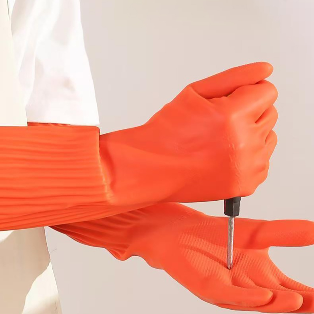 1 pair of cold-resistant glove - Dish Glove Rubber บทวิจารณ์และราคา