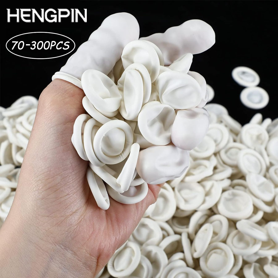 HENGPIN 70/300pcs Fingertips P - Latex Disposable Glove บทวิจารณ์และราคา