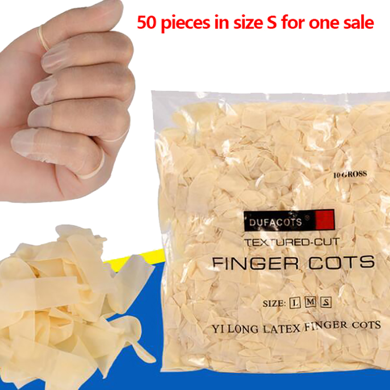 50pcs/pack Disposable Latex Fi - Latex Disposable Glove บทวิจารณ์และราคา